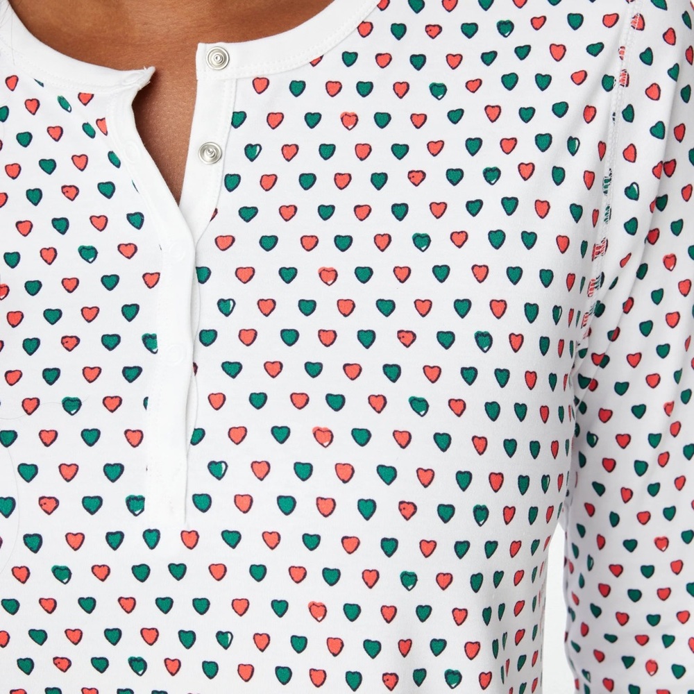 Roller Rabbit Holiday Hearts Pajamas